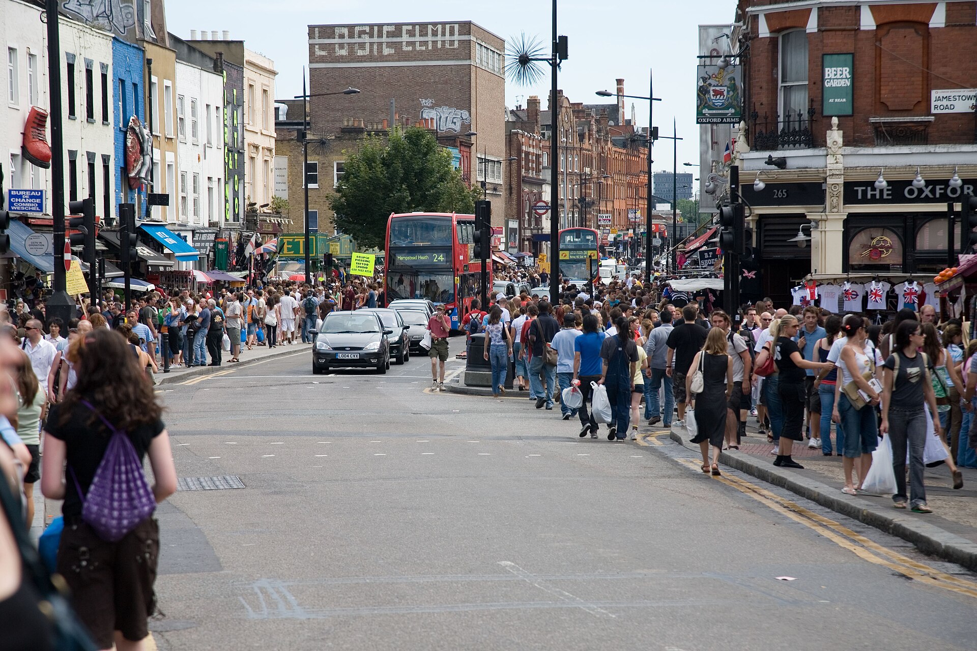 Camden High Street, north London