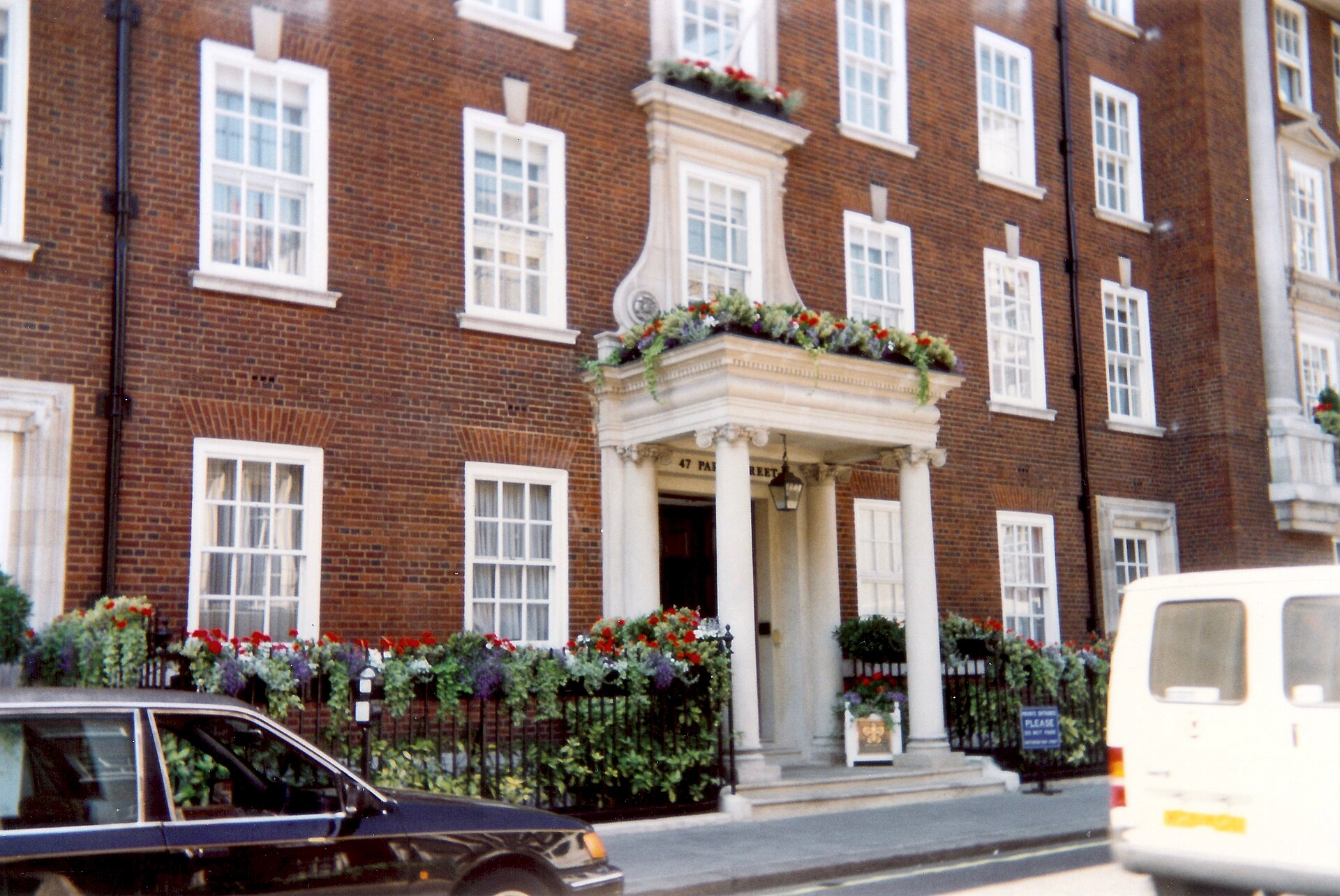 A red-brick Mayfair townhouse on Park Street, W1