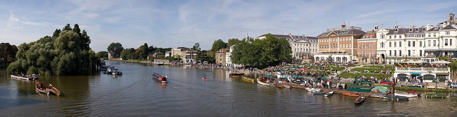 Richmond Riverside and the Thames in south-west London